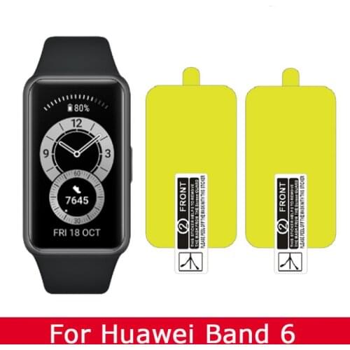 TPU Soft Hydrogel Protective Film For Honor Band 6 Screen Protector For Huawei Honor Bracelet Band 6 Strap not Tempered Glass