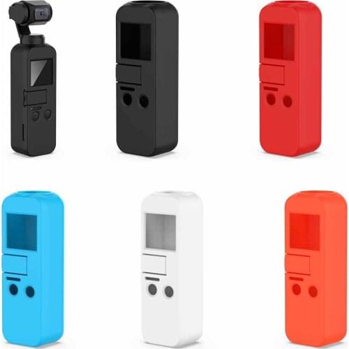 For DJI OSMO Pocket Handheld Gimbal Camera Soft Silicone Case Cover Skin Housing Shell Skid-proof Gimbal Accessories Candy Color
