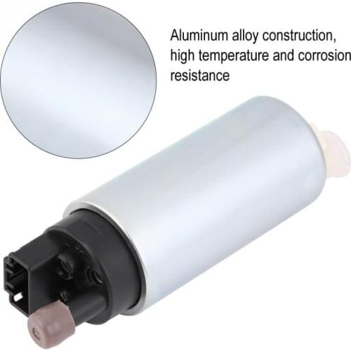 12V 255 LPH High Flow Fuel Pump Universal High Pressure Pump Electric In-tank Fuel Pump with Installation Kit