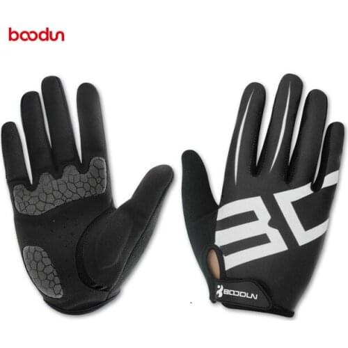 Boodun Men Women Cycling Gloves Full Finger Gel Motocycle MTB Road Bike Bicycle Riding Mittens Gants Velo guantes luva ciclismo