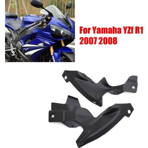 Right & Left air Duct trim ram cover fairing For Yamaha YZf R1 2007 2008 YZfr1 Air Intake Inlet Duct Tube Cover plastic Parts