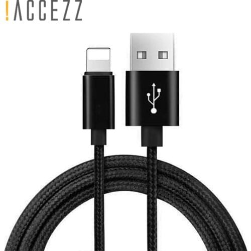 !ACCEZZ Usb Charge Cable Lighting For Iphone X XR XS MAX Charging Cables For Iphone SE 5S 5 8 7 6s 6 Plus Charger Sync Data Line