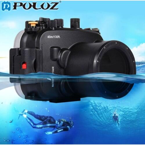 PULUZ 40m 1560inch 130ft Depth Underwater Swimming Diving Case Waterproof Camera bag Housing case for Sony A7 A7S A7R