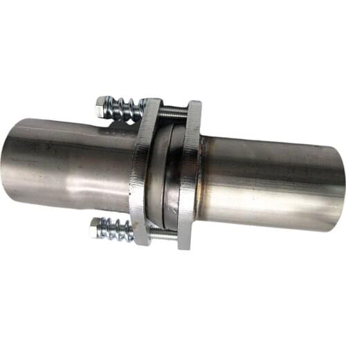 1pc 2.5" OD Universal Quick Fix Exhaust Triangle Flange Repair Pipe Kit