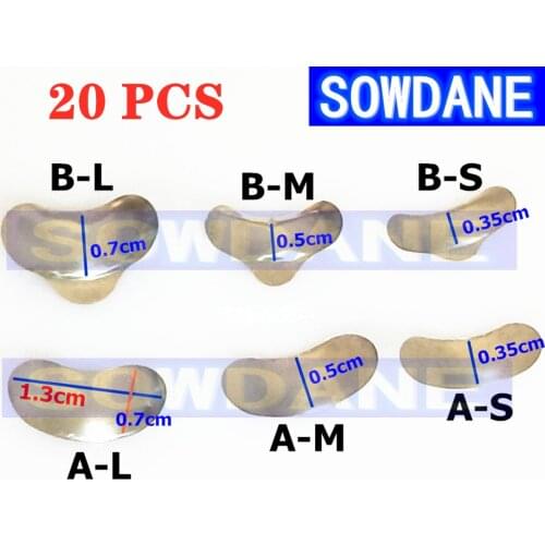 20 Pcs/Set Dental Sectional Contoured Matrices Matrix S/M/L Matrix Bands Tofflemire Stuck dental lab material
