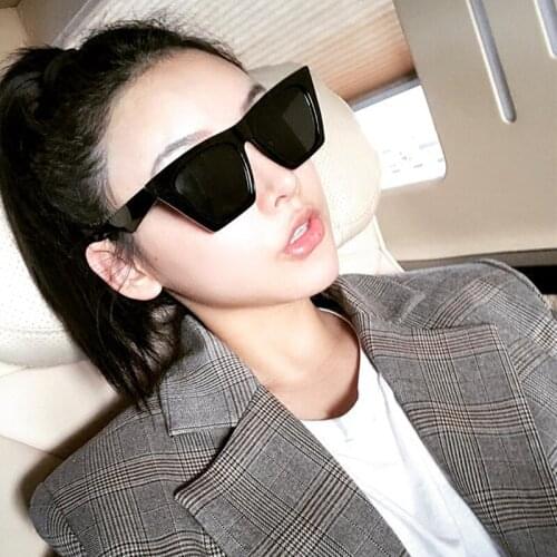 2020 Fashion Cat Eye Sunglasses Women Brand Designer Luxury Sun Glasses for Women Square Oversized Shades Female Lady UV400