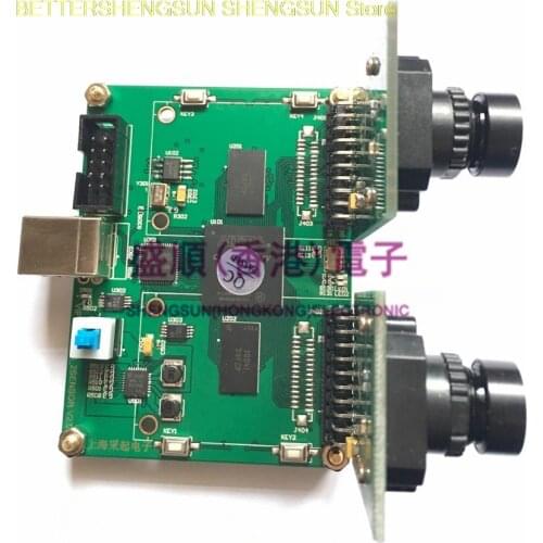 USB binocular camera acquisition FPGA board 1 million 300 thousand Black and white sensor MT9M001C12STM