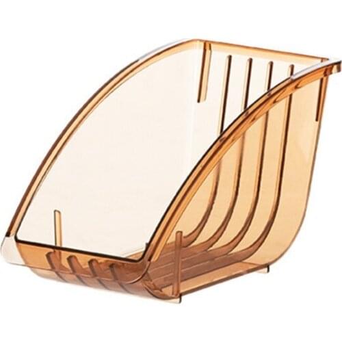 Household Multifunction Plastic Dish Rack Kitchen Cabinet Plate Cooking Pot Lid Display Holder Organizer Storage Box