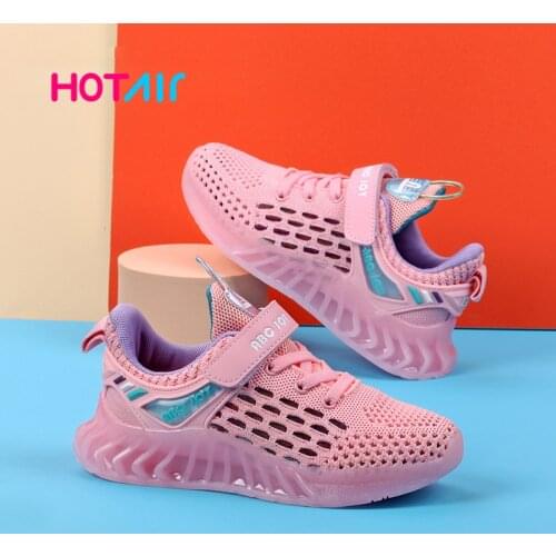 2021 Kids Sport Shoes For Girls Sneakers Boys Students Breathable Mesh Children Shoes Girls Sneakers Light Shoes girls