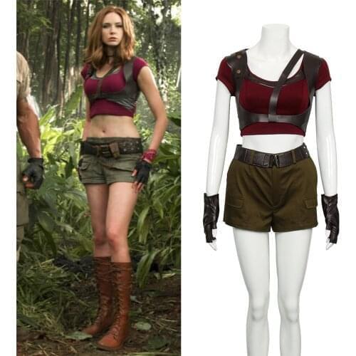 Jumanji: Welcome to the Jungle Cosplay Martha Costume Halloween Christmas Game Cosplay Adult Women Costume Uniform