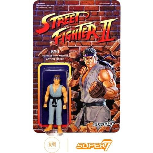 Street Fighteres Hoshi Ryu Championship Edition Vintage Card Joints Movable Action Figure Model Toys Limited Collection