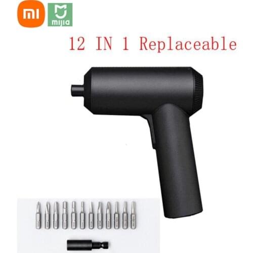 Xiaomi Mijia Electric Screwdriver 3.6V 2000mah Battery Patent Cordless Design 5N.M Torque 12PC S2 Bits PH H SL