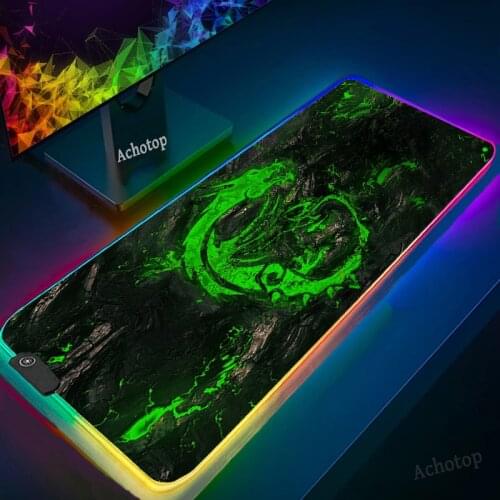 Mousepad Mat MSI for Mouse Gamer Gaming Mouse Pad XL 80x30cm Large Computer Keyboard Mouse Mat Desk Mats for PC Deskpad Pink RGB