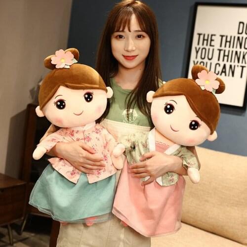 30/50/60/75cm New Fashion Creative Pretty Flower Queen Pillow Super Soft Doll Toys For Girls Bed Sleeping Pillow Birthday Gift