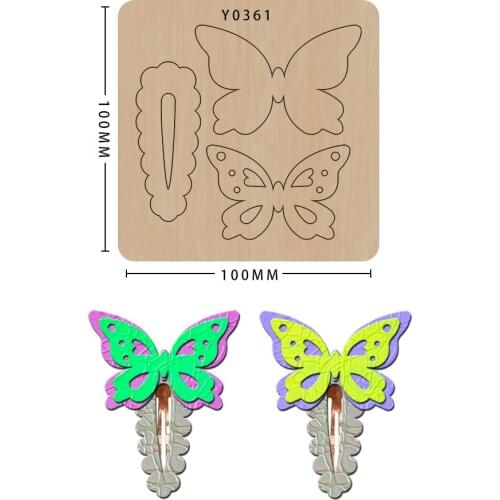 New 2021 Scrapbook Die Bow Hairpin DIY Handmade New Dies Wooden Die-cutting Template Cutting Mold Wood Die