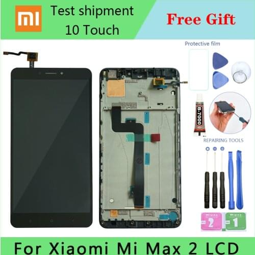 Original LCD For Xiaomi Mi MAX 2 LCD Display Touch Screen with Frame For Xiaomi Mi MAX2 LCD Display Spare Repair Parts