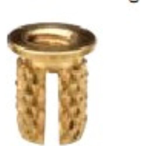 PFLB-M3-1/2 M4-1/2 M5-1/2 M6-1/2 256-1/2 440-1/2 632-1/2 832-1/2 0420-1/2 Press-InThreaded Inserts Flange-Head Brass