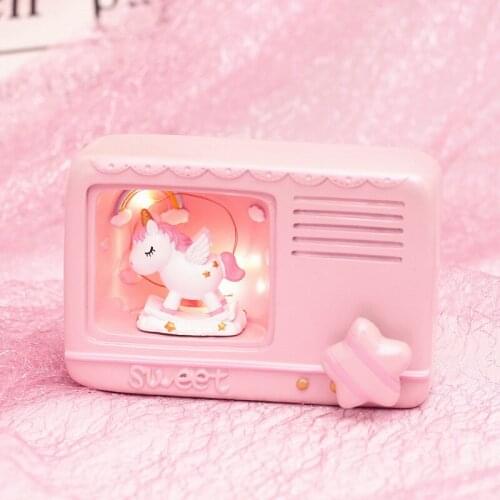 Pink Girly Heart Room Decoration Ambience Light Square Eight Tone