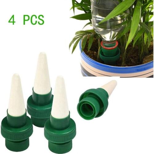 4pcs/Lot Auto Drip Irrigation Watering System Dripper Spike Kits Garden Household Plant Flower Automatic Plant Waterers Tools