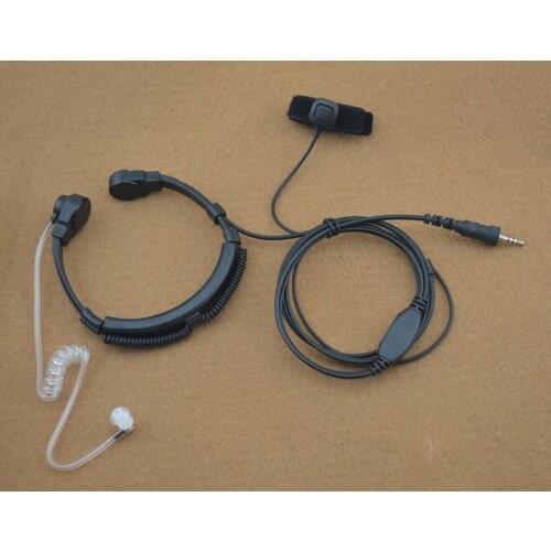 Y7 Medium-Duty Throat MIC with Finger PTT Air Tube earpiece headset earphone for Yaesu VERTEX Standard VX-6R/E VX-7R/E VX-177