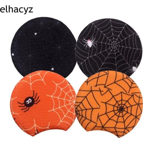 1Pair Halloween Festival 3.3'' Cartoon Print Mouse Ears for Girls Women Headband Headwear Party Festival DIY Hair Accessories
