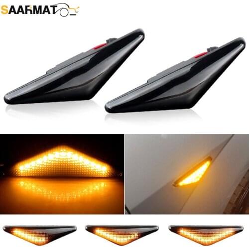 2PCS Led Dynamic Side Marker Turn Signal Light For Ford MONDEO 2000-2007 MK3 FOCUS MK1 1998-2004 Sequential Blinker Light