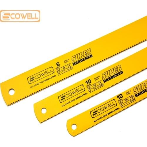 30% Off 5PCS Machine Hacksaw Blades 350mm,400mm,450mm Power Hacksaw Blades High Speed Steel Band Saw 10TPI 6TPI for Wood Cutting