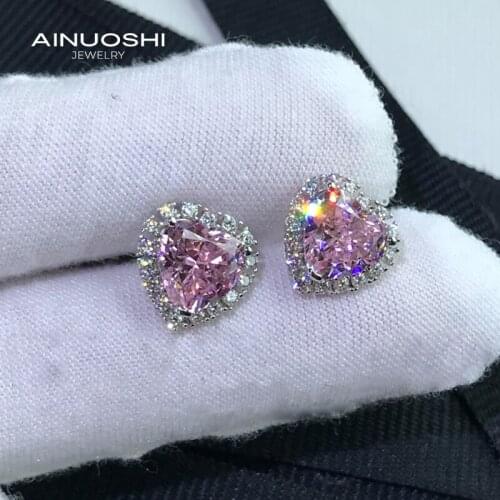 Серьги с камнями AINUOSHI China At AliExpress