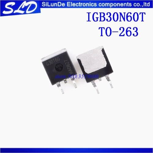 Free Shipping 20pcs/lot IGB30N60T G30T60 TO-263 30A 600V new and original