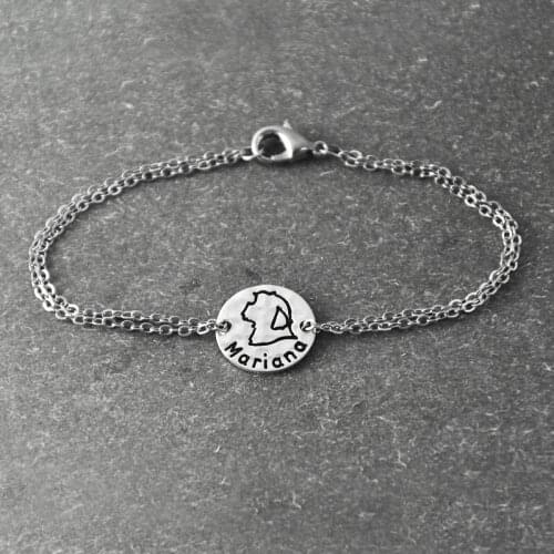 Shih Tzu bracelet, Personalized Dog Bracelet ,alloy Dog Pendant, Personalized Pets name, Dog Lover Gift