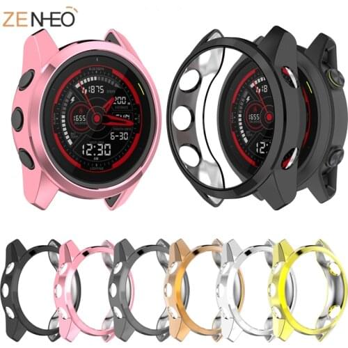 ZENHEO TPU Plating Watch Case For Garmin Forerunner 745 Smart Watch Replacement Protective Shell For Garmin 745 Case