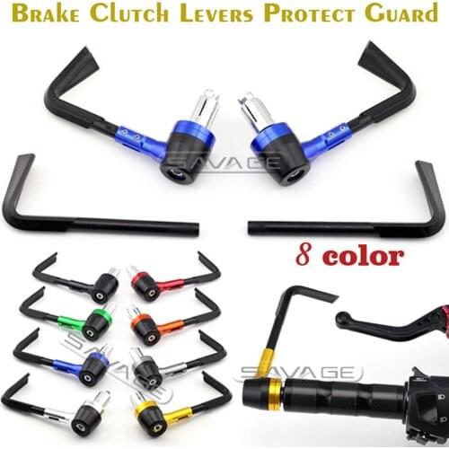 For Aprilia Tuono V4R, EVT SMV 1200 Motorcycle 7/8" 22mm Handlebar Grips Guard Brake Clutch Levers Guard Protector