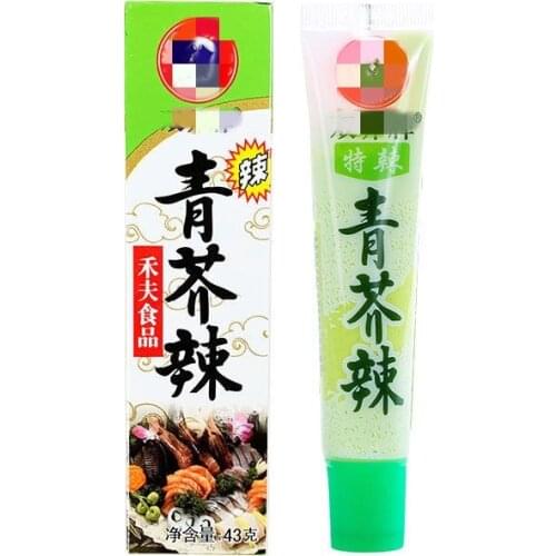 Mustard paste green mustard chili sauce horseradish 43g/piece*5 raw fish sushi material