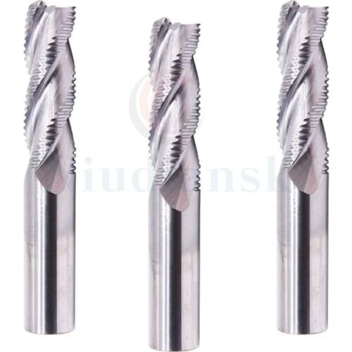 Coarse milling cutter for aluminum CNC lathe processing tools Roughing End Mill High gloss and wear resistance Sharp and durable