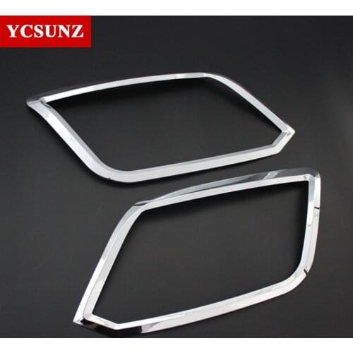 Chrome Headlight Covers accessories for vw amarok 2009 2010 2011 2012 2013 2014 2015 2016 2017 2018 2019 ABS