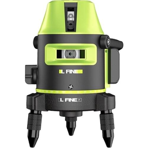 Indoors and Outdoors Green Beam 3D 5 Lines Laser Level
