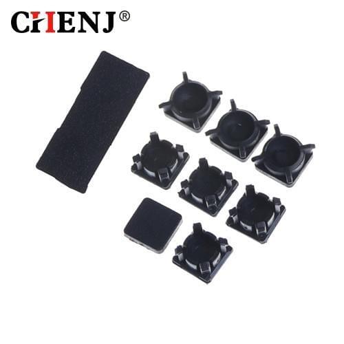 9pcs Rubber Feet&Plastic Button Screw Cap Cover Replacement Set For PS3 Slim 2000 3000 For Sony Playstation 3 Controller