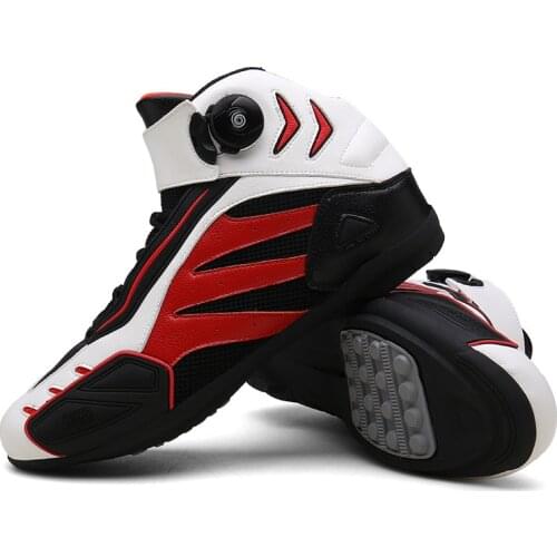 Summer Men Motorcycle Mesh Boots Motorcycle Shoes Motocross Boots Motorbike Riding Racing Botas Moto Boot Ankle Shoes