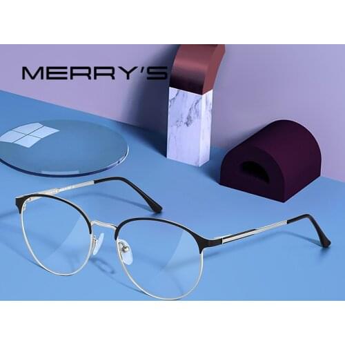 MERRYS DESIGN Women Retro Cat Eye Glasses Frame Ladies Fashion Round Eyeglasses Prescription Optical Eyewear S2123