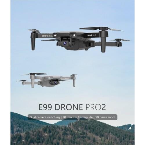 New E99Pro Mini Drone E58 Level 4K Double Camera WiFi Fpv Air Pressure Altitude Keep Foldable Quadcopter RC Drone