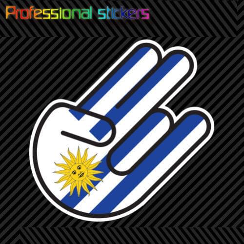 Uruguayan Shocker Sticker Die Cut Decal Self Adhesive Vinyl Uruguay URY UY Stickers for Motos, Cars, Laptops, Phone