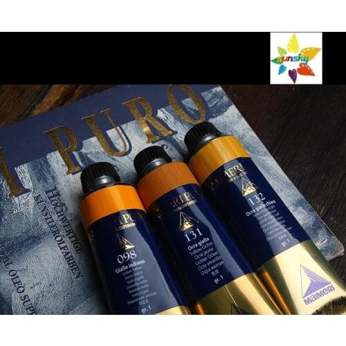 Original Italy Maimeri PURO series Handmade oil color Pure classical oil painting Tubular 40 ml single 83 colors Self selected