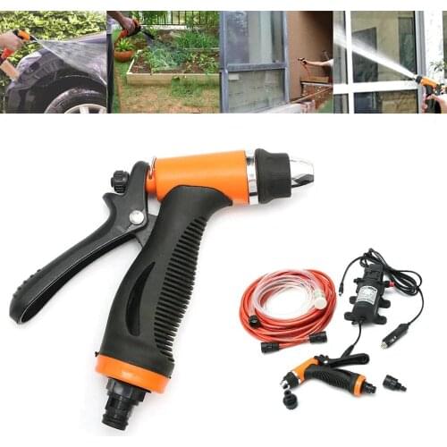 12V Portable 100W 160PSI High Pressure Car Electric Washer Auto Wash Pump Set Tool Car Washer