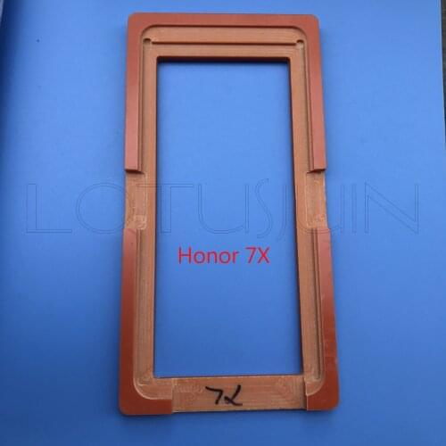 Precision cutting PF Glue Mould LCD screen glass Mold Holder for Huawei Honor 7X 6X