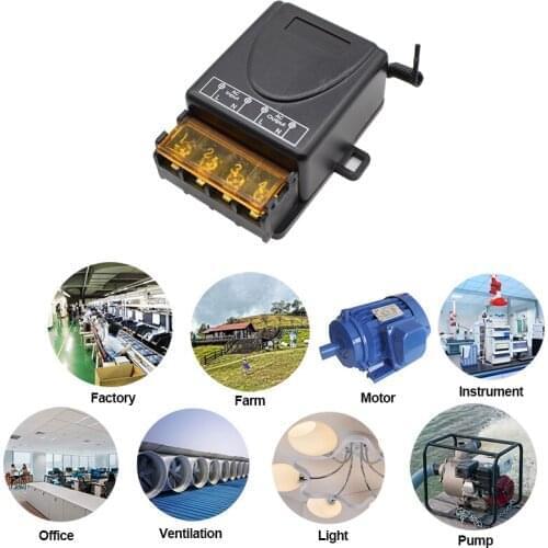 433MHz Wireless Remote Control Switch AC 110V 240V 30A 1CH RF Relay Receiver and Transmitter for Electric Appliance Power On/Off