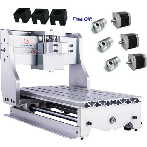 DIY CNC Frame Kit for Engraving Machine 3020Z with Ball Screw Stepper Motor Bracket Coupling