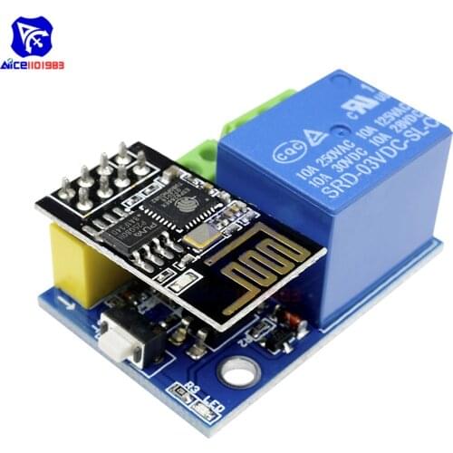 Diymore ESP8266 ESP-01S ESP01S WiFi Wireless Adapter Relay Module Switch for Arduino Smart Home Remote Control