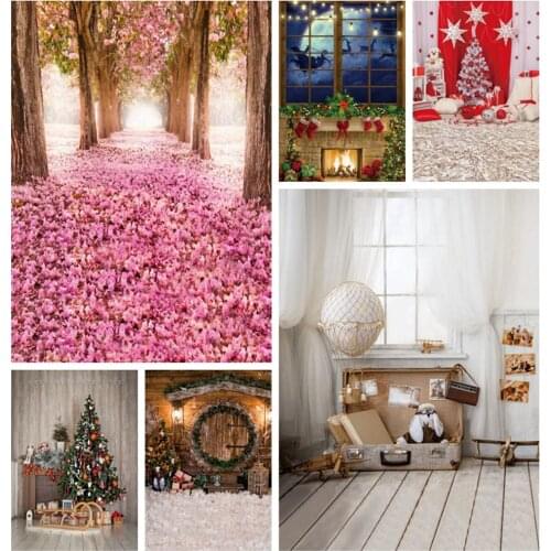 Hot Air Balloon Aircraft Travel Window Curtain Interior Baby Room Wood Floor Backdrop Photography Background For Photo Studio