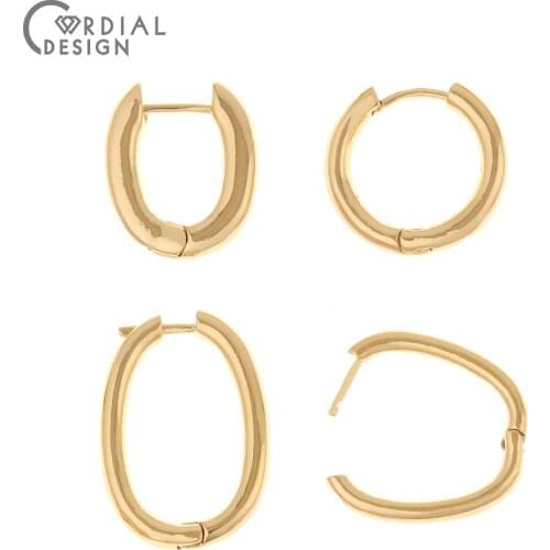 Cordial Design 20Pcs Jewelry Accessories/Earrings Hooks/Genuine Gold Plating/Hand Made/Jewelry Findings & Components/DIY Making