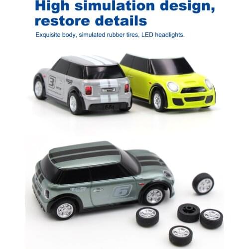 Turbo Racing 1:76 RC Car Wheels Spare Tyres 4pc Bag